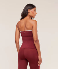 Piping Bandeau With Shelf