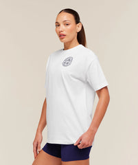 Strength and Fitness Crest Graphic T-Shirt
