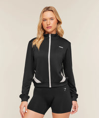 Lightweight Tricot Zip Through Jacket
