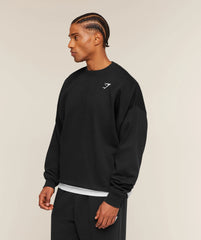 Oversized Crest Crew