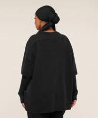 Pump Cover Structured Fleece Top