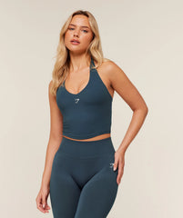 Halter Neck Cami with Shelf