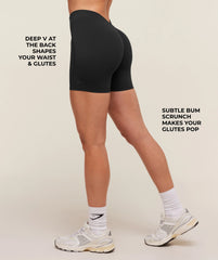 Lifting Dipped Waistband Shorts