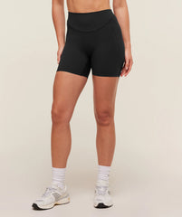 Lifting Dipped Waistband Shorts