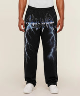Eagle Band Style Graphic Straight Leg Pants