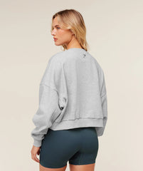 Worn Crest Graphic Sweatshirt