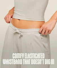 Lightweight Wide Leg Pant Short