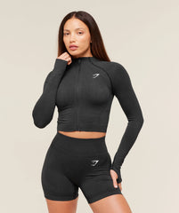 Vital Seamless Midi Zip 2.0 Pullover
