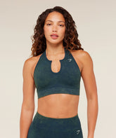 Steel Seamless Halter Neck Bra