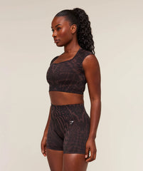 Adapt Houndstooth Midi Top