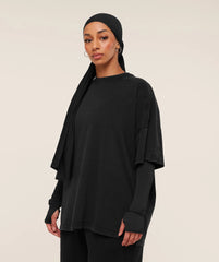 Pump Cover Structured Fleece Top
