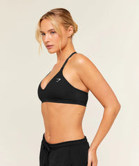 Cotton Blend Racerback Sports Bra