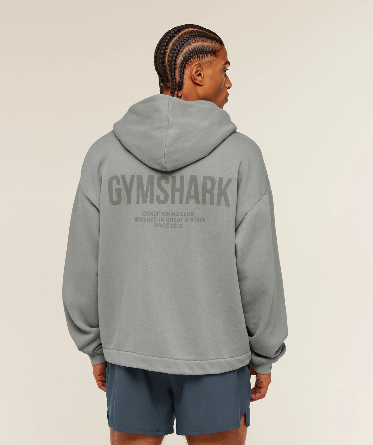 Conditioning Club Washed Zip Through Hoodie