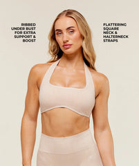Adapt Fleck x Whitney Halterneck Sports Bra