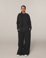 Pump Cover Structured Fleece Top