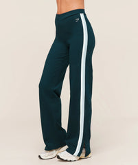 Piping Wide Leg Pants