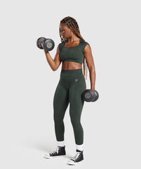 Adapt Fleck Seamless Crop Top