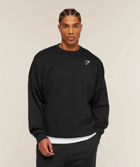 Oversized Crest Crew