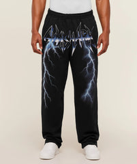 Eagle Band Style Graphic Straight Leg Pants
