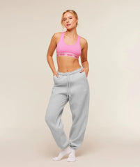 Elastic Branded Racerback Cotton Bralette