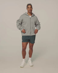 Conditioning Club Washed Zip Through Hoodie