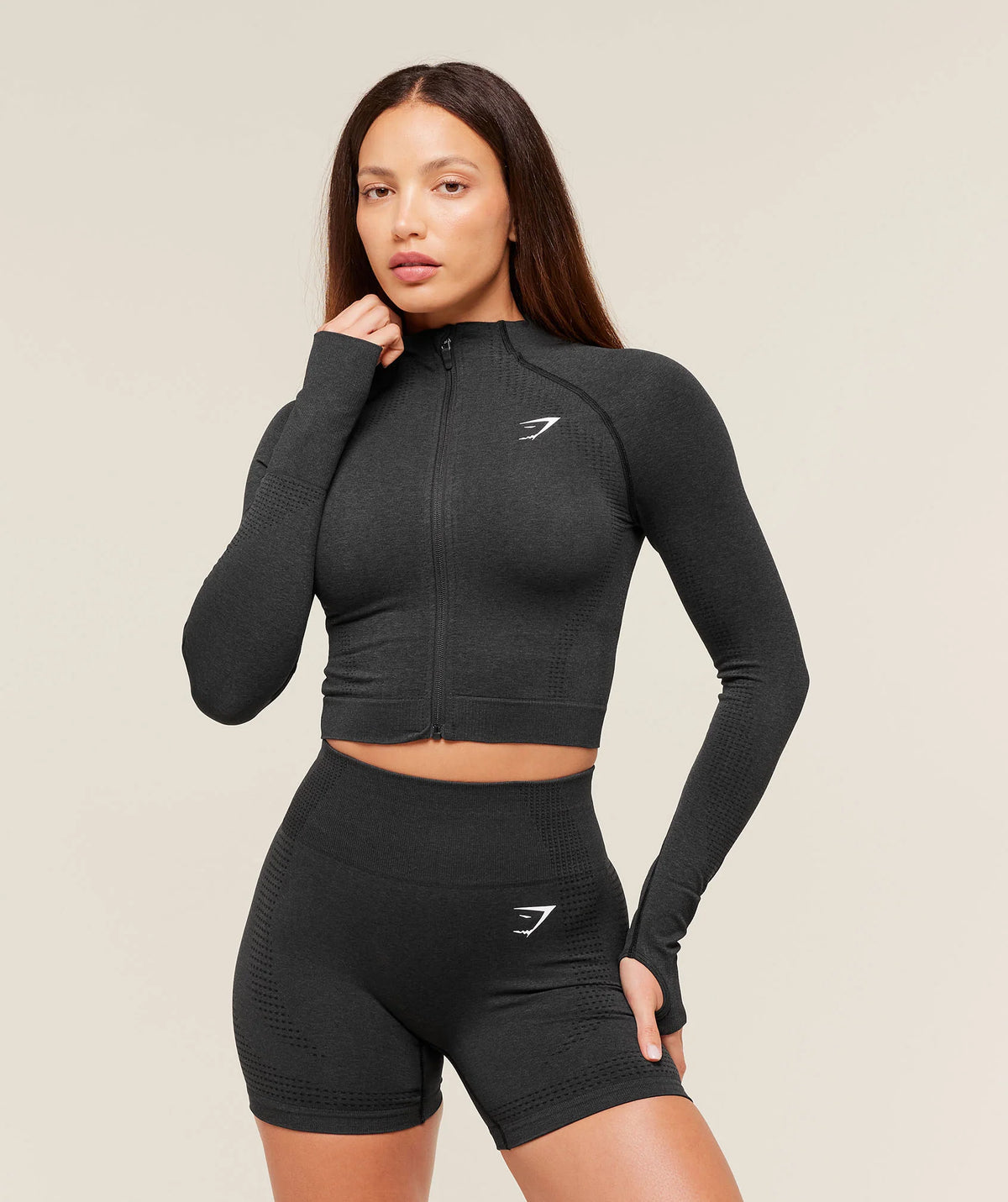 Vital Seamless Midi Zip 2.0 Pullover