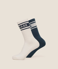 Collegiate Crew Sock 2pk